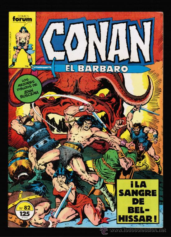 C&oacute;mics: CONAN EL BARBARO N&ordm; 82 - FORUM 1&ordf; EDICION - Foto 1