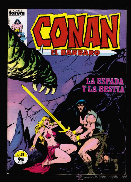 C&oacute;mics: CONAN EL BARBARO N&ordm; 51 - FORUM 1&ordf; EDICION - Foto 1