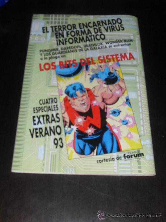 C&oacute;mics: WONDER MAN N&ordm; EXTRA VERANO 3&ordf; PARTE. MARVEL COMICS. FORUM. - Foto 2