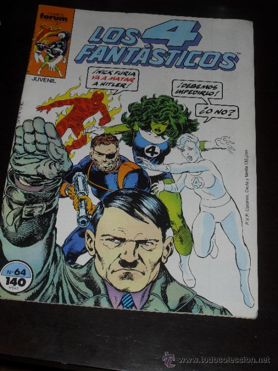 C&oacute;mics: LOS 4 FANTASTICOS. N&ordm; 64. VOL. 1. MARVEL COMICS FORUM. - Foto 1