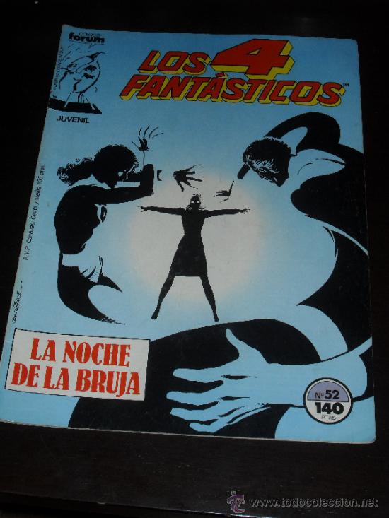 C&oacute;mics: LOS 4 FANTASTICOS. N&ordm; 52. VOL. 1. MARVEL COMICS FORUM. - Foto 1