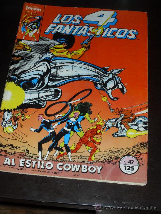 C&oacute;mics: LOS 4 FANTASTICOS. N&ordm; 47. VOL. 1. MARVEL COMICS FORUM. - Foto 1