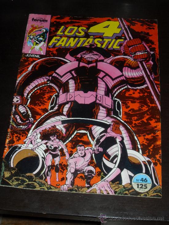 C&oacute;mics: LOS 4 FANTASTICOS. N&ordm; 46. VOL. 1. MARVEL COMICS FORUM. - Foto 1