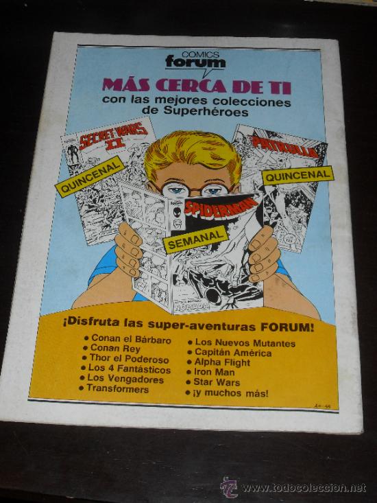 C&oacute;mics: LOS 4 FANTASTICOS. N&ordm; 46. VOL. 1. MARVEL COMICS FORUM. - Foto 2