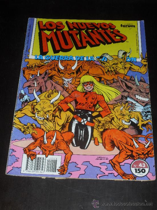 C&oacute;mics: LOS NUEVOS MUTANTES N&ordm; 43. VOL. 1. COMICS FORUM. - Foto 1