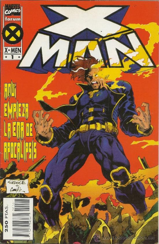 C&oacute;mics: X MAN. MINISERIE DE 4 NUMEROS. (LA ERA DE APOCALIPSIS) - Foto 1