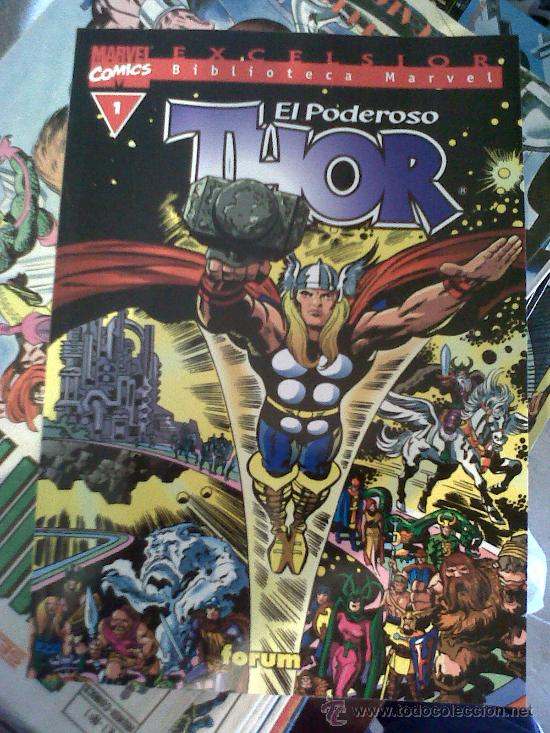 C&oacute;mics: BIBLIOTECA MARVEL - EL PODEROSO THOR N&ordm; 1 - FORUM - EXCELENTE - - Foto 1