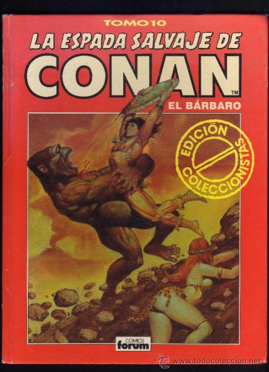 C&oacute;mics: LA ESPADA SALVAJE DE CONAN - TOMO ROJO N&ordm; 10.- COMICS FORUMM - Foto 1