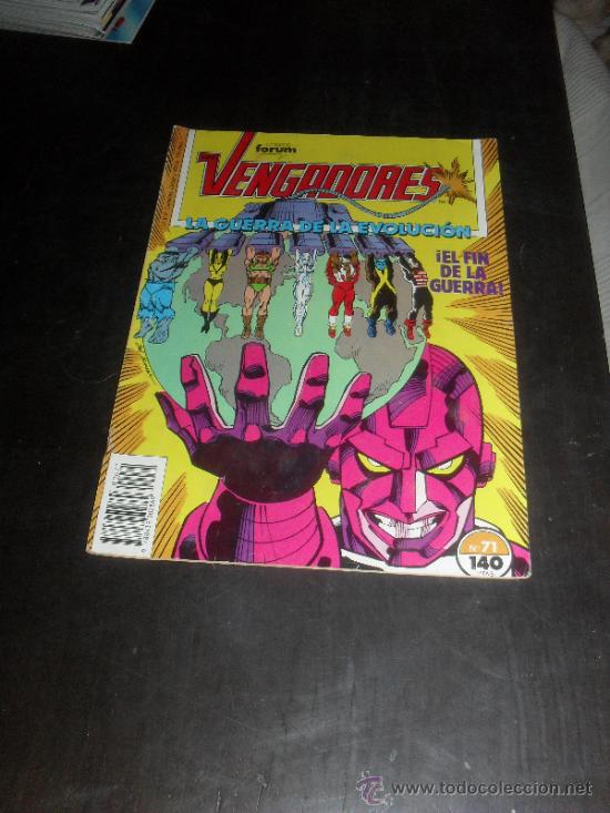 C&oacute;mics: LOS VENGADORES N&ordm; 71. VOL. 1. MARVEL COMICS. FORUM. - Foto 1
