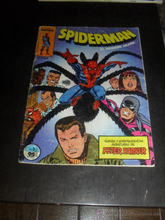 C&oacute;mics: SPIDERMAN N&ordm; 3. VOL. 1. MARVEL COMICS. FORUM. - Foto 1