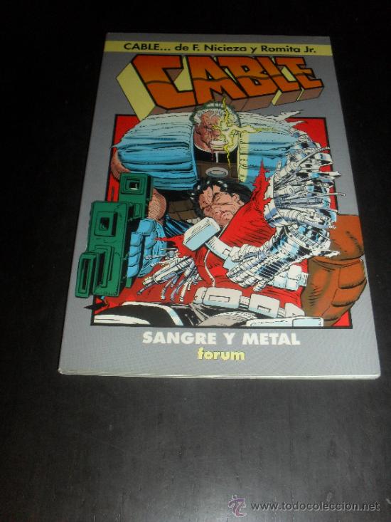 C&oacute;mics: CABLE. SANGRE Y METAL. TOMO. COMICS FORUM. - Foto 1