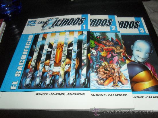 C&oacute;mics: LOS EXILIADOS. COLECCION. 3 TOMOS PRESTIGE. MARVEL COMICS. FORUM. - Foto 1