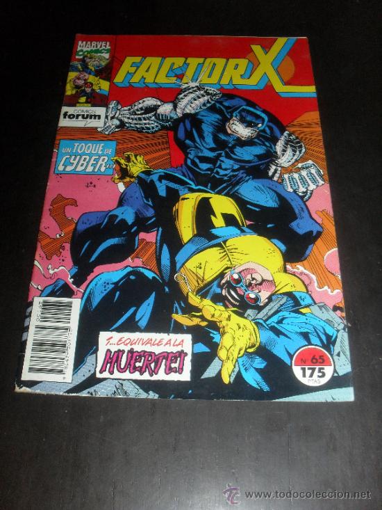 C&oacute;mics: FACTOR X. N&ordm; 65. VOL. 1. MARVEL COMICS. FORUM. - Foto 1