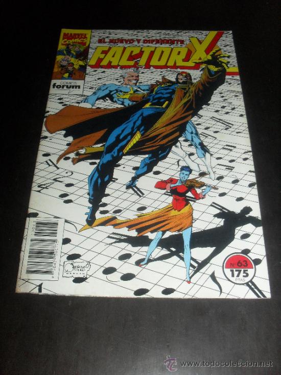 C&oacute;mics: FACTOR X. N&ordm; 63. VOL. 1. MARVEL COMICS. FORUM. - Foto 1