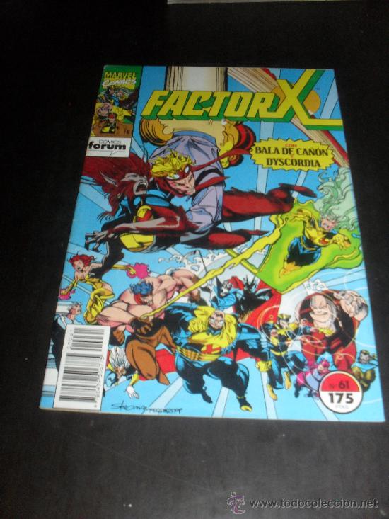 C&oacute;mics: FACTOR X. N&ordm; 61. VOL. 1. MARVEL COMICS. FORUM. - Foto 1