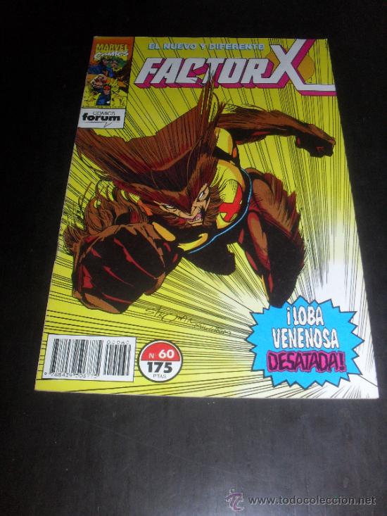 C&oacute;mics: FACTOR X. N&ordm; 60. VOL. 1. MARVEL COMICS. FORUM. - Foto 1