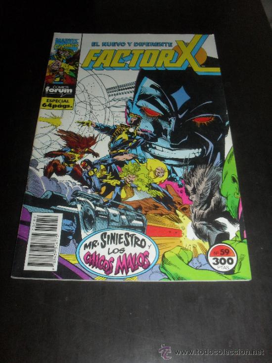C&oacute;mics: FACTOR X. N&ordm; 59. VOL. 1. MARVEL COMICS. FORUM. - Foto 1