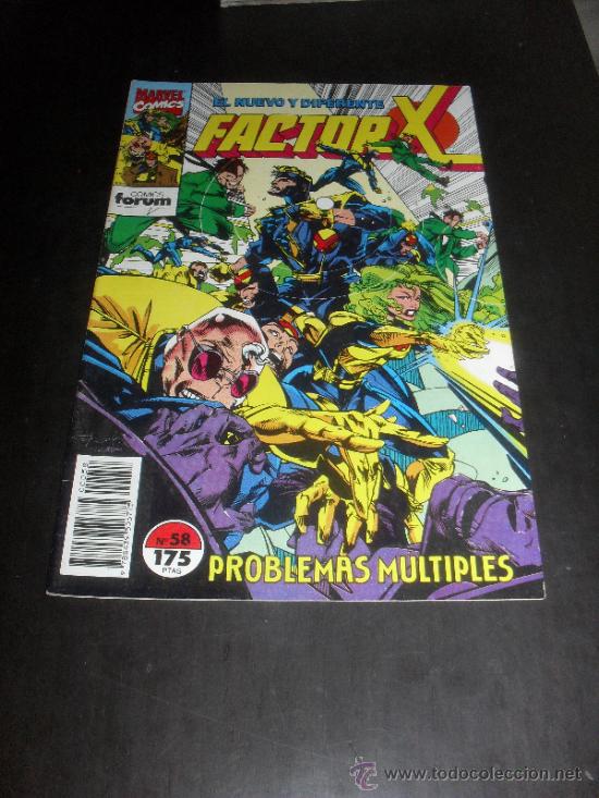 C&oacute;mics: FACTOR X. N&ordm; 58. VOL. 1. MARVEL COMICS. FORUM. - Foto 1