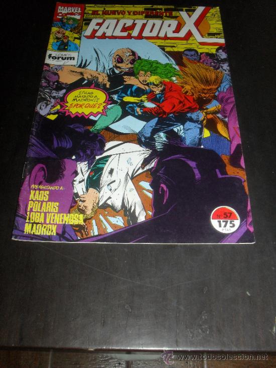 C&oacute;mics: FACTOR X. N&ordm; 57. VOL. 1. MARVEL COMICS. FORUM. - Foto 1