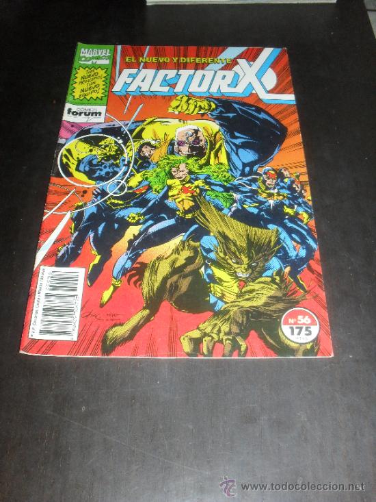 C&oacute;mics: FACTOR X. N&ordm; 56. VOL. 1. MARVEL COMICS. FORUM. - Foto 1