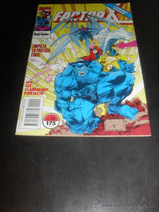 C&oacute;mics: FACTOR X. N&ordm; 51. VOL. 1. MARVEL COMICS. FORUM. - Foto 1