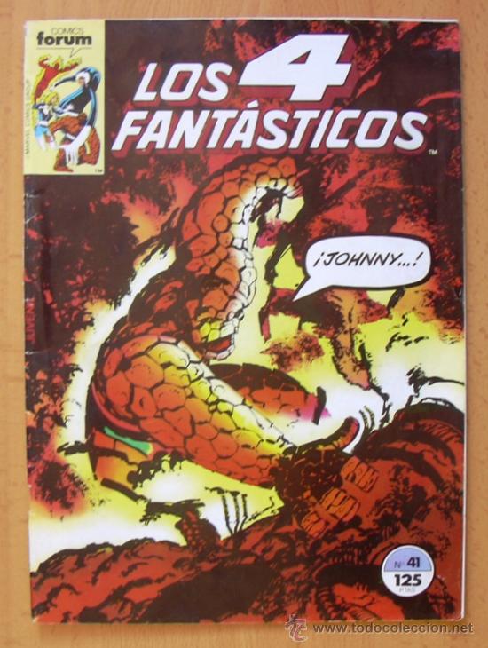 C&oacute;mics: Los 4 fantasticos n&ordm; 41 - Ediciones Forum - Foto 1