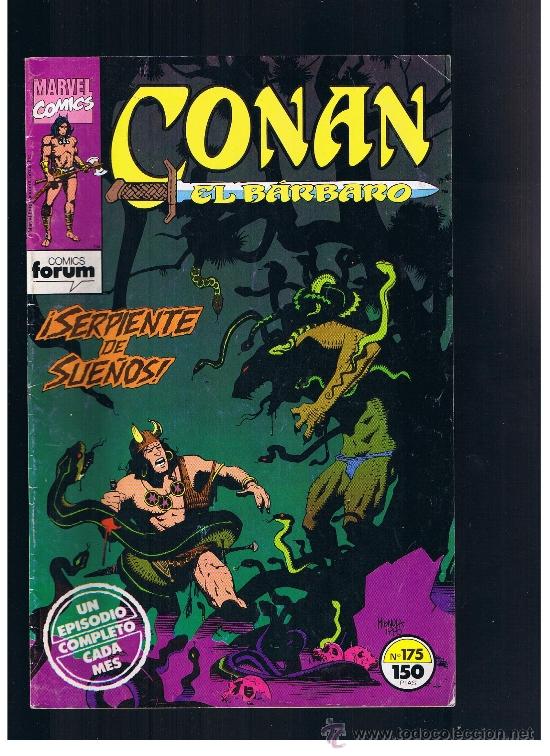 C&oacute;mics: CONAN EL BARBARO N&ordm; 175 - COMIC FORUM 1991 - Foto 1