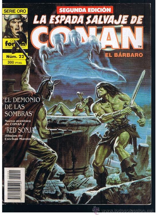 C&oacute;mics: CONAN EL BARBARA LA ESPADA SALVAJE DE CONAN N&ordm; 22 FORUM 1992 - Foto 1