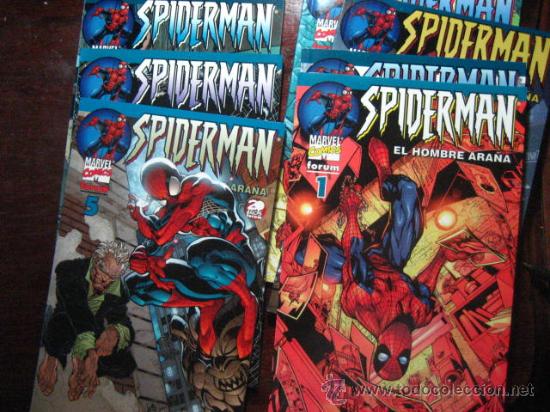C&oacute;mics: Spiderman forum del 1 al 7 - lomo azul - ( comics c4 - Foto 1