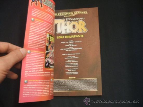 C&oacute;mics: SELECCIONES MARVEL - N&ordm; 6 - EL PODEROSO THOR - LOKI TRIUNFANTE - FORUM - - Foto 2