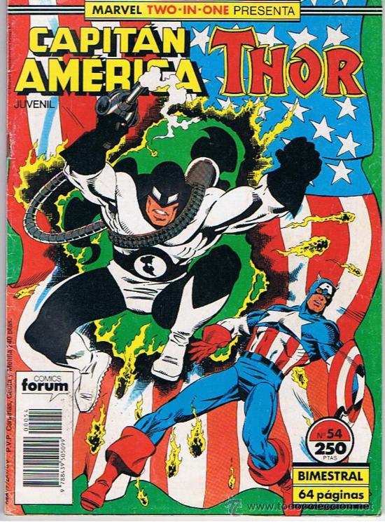 C&oacute;mics: COMIC CAPITAN AMERICA  THOR N&ordm;54 - Foto 1