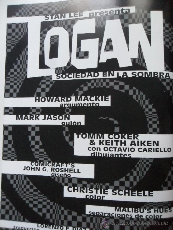 C&oacute;mics: LOGAN SOCIEDAD EN LA SOMBRA (N&Uacute;MERO &Uacute;NICO) - Foto 3