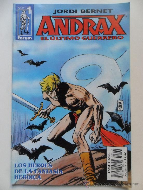 C&oacute;mics: ANDRAX EL ULTIMO GUERRERO N&ordm; 1 . JORDI BERNET - Foto 1