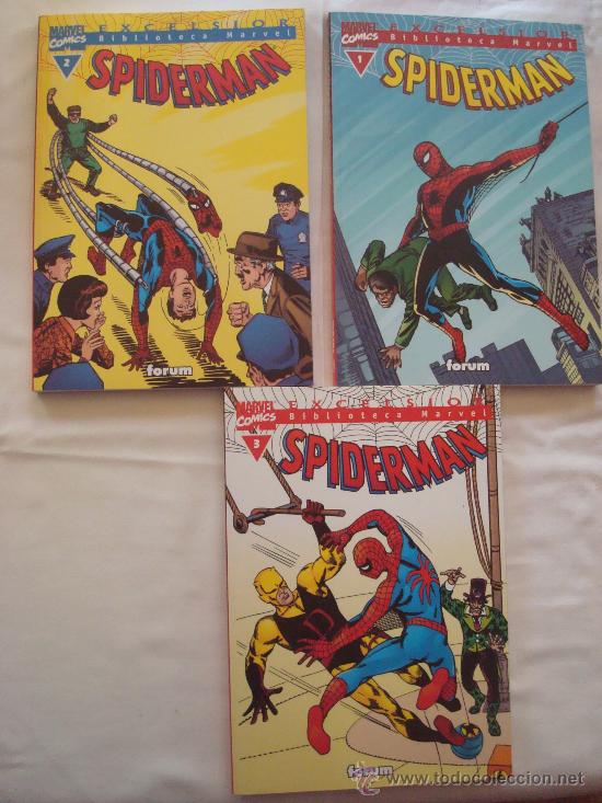 C&oacute;mics: BIBLIOTECA MARVEL SPIDER-MAN TOMOS N&ordm; 01 a 03 (STAN LEE Y STEVE DITKO) - Foto 1