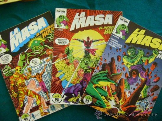 C&oacute;mics: Hulk La masa Forum n&uacute;meros 7, 9, 15 &iquest;1983? - Foto 1