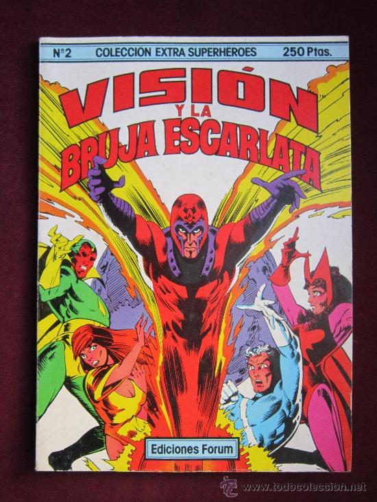C&oacute;mics: Visi&oacute;n y la Bruja Escarlata. Colecci&oacute;n Extra Superh&eacute;roes. N&ordm; 2. Forum. - Foto 1