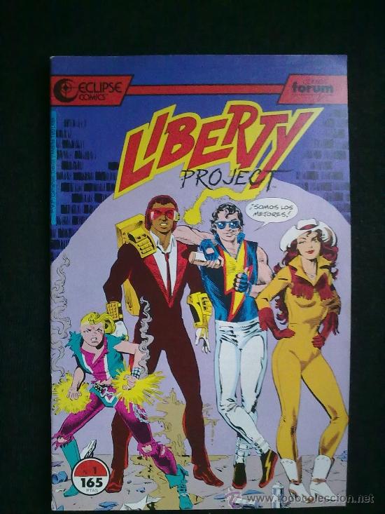 C&oacute;mics: LOTE CON LOS NUMS 1 Y 2 de Liberty Project. FORUM-ECLIPSE COMICS - Foto 1
