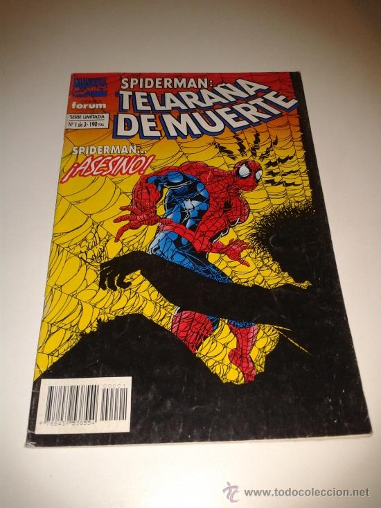 C&oacute;mics: COMIC EDICIONES FORUM SPIDERMAN TELARA&Ntilde;A DE MUERTE NUMERO 1 - Foto 1