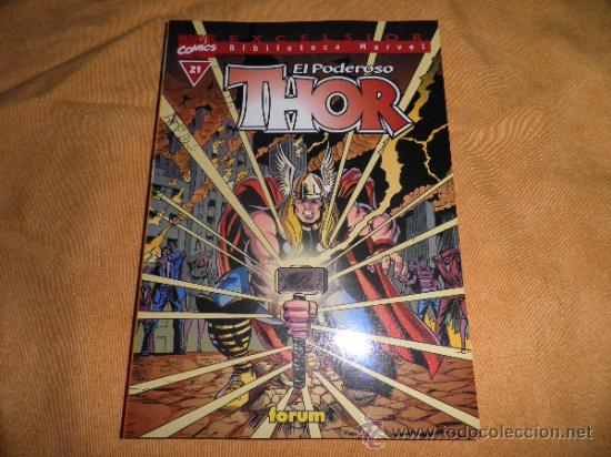 C&oacute;mics: THOR    BIBLIOTECA MARVEL    N&ordm; 21   FORUM - Foto 1