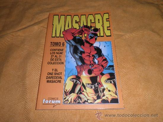 C&oacute;mics: MASACRE TOMO N&ordm; 6 RETAPADO FORUM - Foto 1
