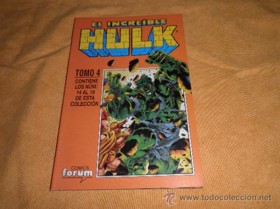 C&oacute;mics: EL INCRE&Iacute;BLE HULK - TOMO 4 ( N&Uacute;MEROS 14 AL 19  FORUM) - Foto 1