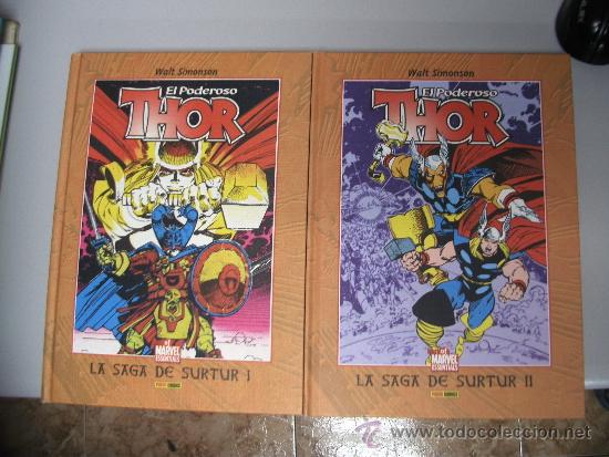 C&oacute;mics: EL PODEROSO THOR : LA SAGA DE SURTUR - WALT SIMONSON &iexcl; OBRA COMPLETA 2 TOMOS ! MARVEL - PANINI - Foto 1