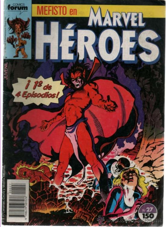 C&oacute;mics: MEFISTO EN MARVEL H&Eacute;ROES N&ordm; 27 - Foto 1