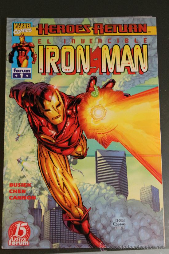 C&oacute;mics: El Invencible Iron Man 1 volumen 4 Forum Heroes Return - Foto 1