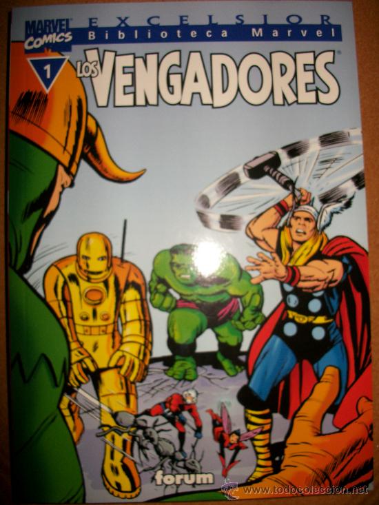 C&oacute;mics: LOS VENGADORES N&ordm;1 &ndash; EXCELSIOR BIBLIOTECA MARVEL &ndash; FORUM - Foto 1