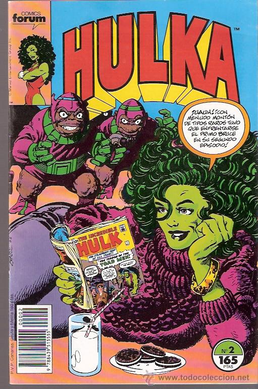 C&oacute;mics: TEBEO Y COMICS FORUM MARVEL - HULKA - NUMERO 2 - Foto 1