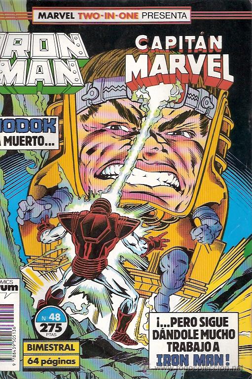C&oacute;mics: TEBEO Y COMICS FORUM MARVEL - IRON MAN - CAPITAN MARVEL - NUMERO 48 - Foto 1