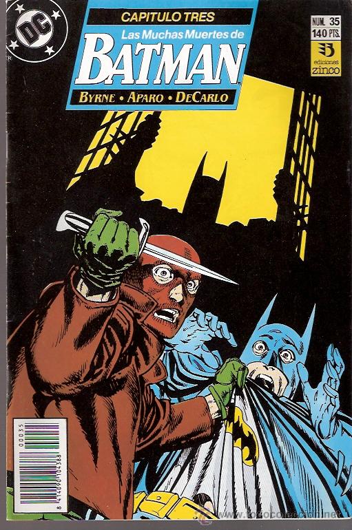 C&oacute;mics: TEBEO Y COMICS EDICIONES ZINCO - LAS MUCHAS MUERTES DE BATMAN - NUMERO 35 - Foto 1