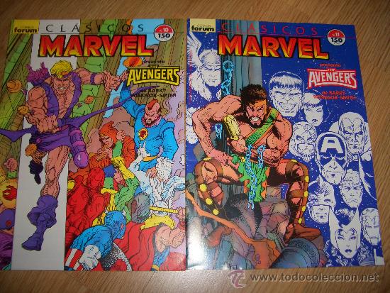 C&oacute;mics: CL&Aacute;SICOS MARVEL 10-11 (FORUM, 1989) - Foto 1