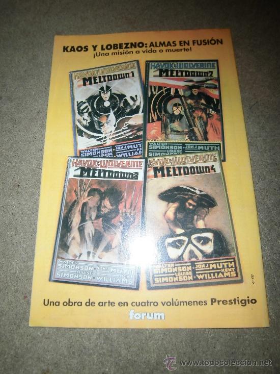 C&oacute;mics: X-MEN  N&ordm; 3 FORUM 1992 - Foto 3